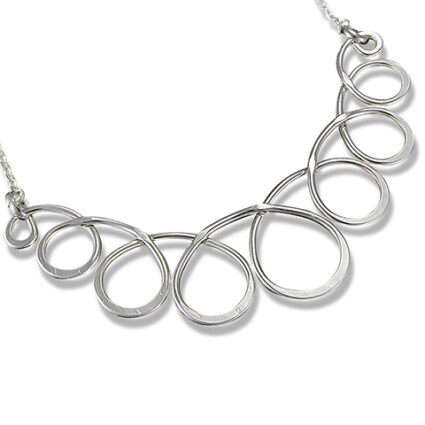 Silver plated Necklace, 16
