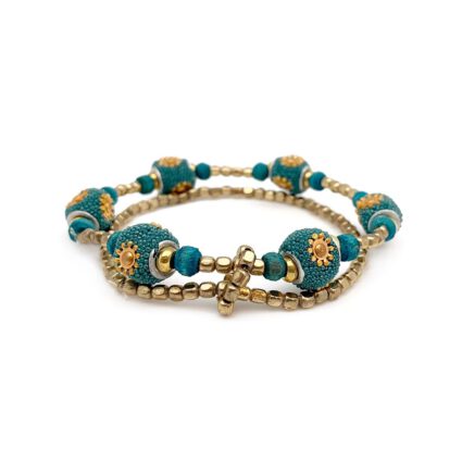 Sachi Ocean Sky Collection Bracelet - Double Strand Stretch