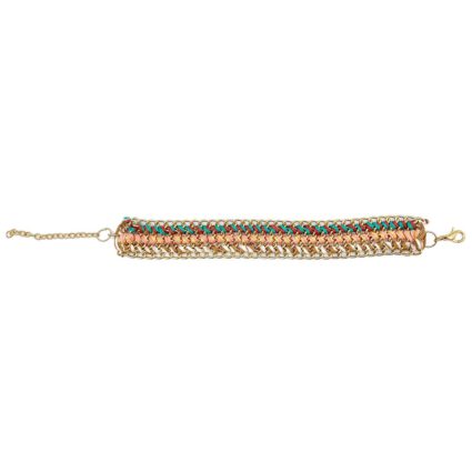 Sachi Warp & Weft Collection Bracelet - Woven Chain Bracelet
