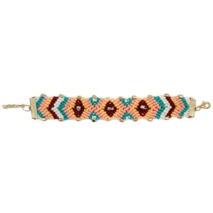 Sachi Warp & Weft Collection Bracelet - Woven with Beads