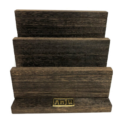 3-tier wooden cuff bracelet display