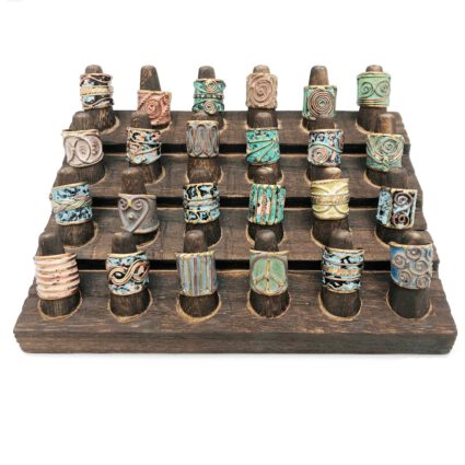 24 Brass Patina Rings (No Display)