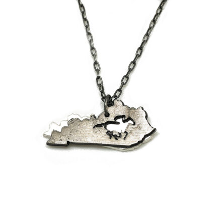 Kentucky and jockey Necklace