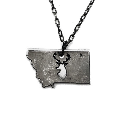 Montana and Elk Necklace