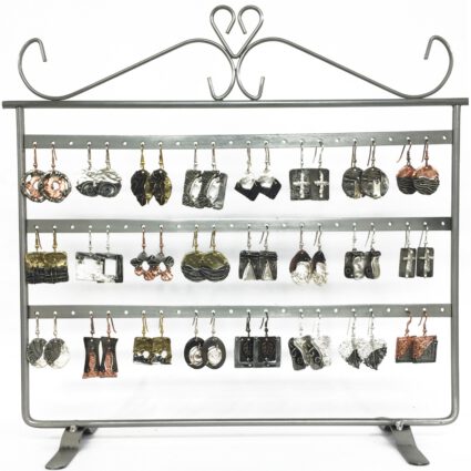 24 Pair Pewter Earrings , no display