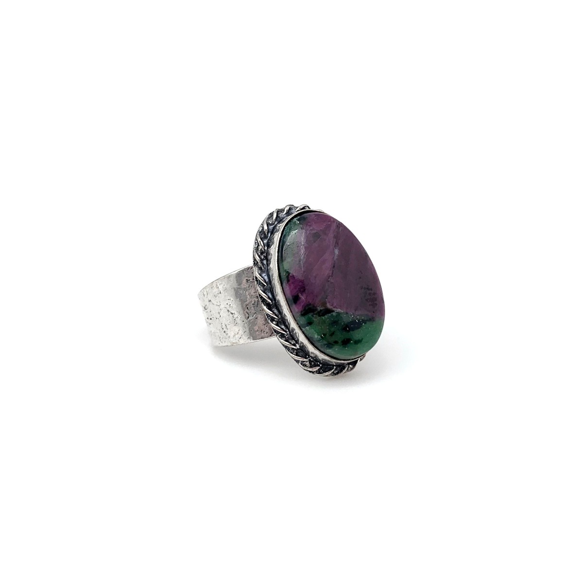 Kashi Semiprecious Stone Ring - Ruby Zoisite