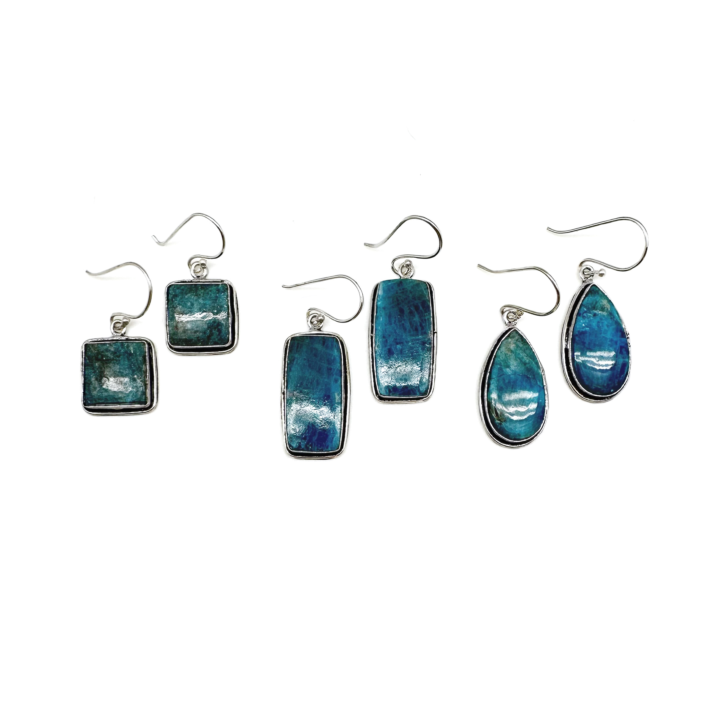 Kashi Semiprecious Stone Earrings - Apatite