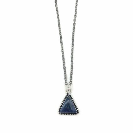 Kashi Semiprecious Large Stone Necklace - Sodalite