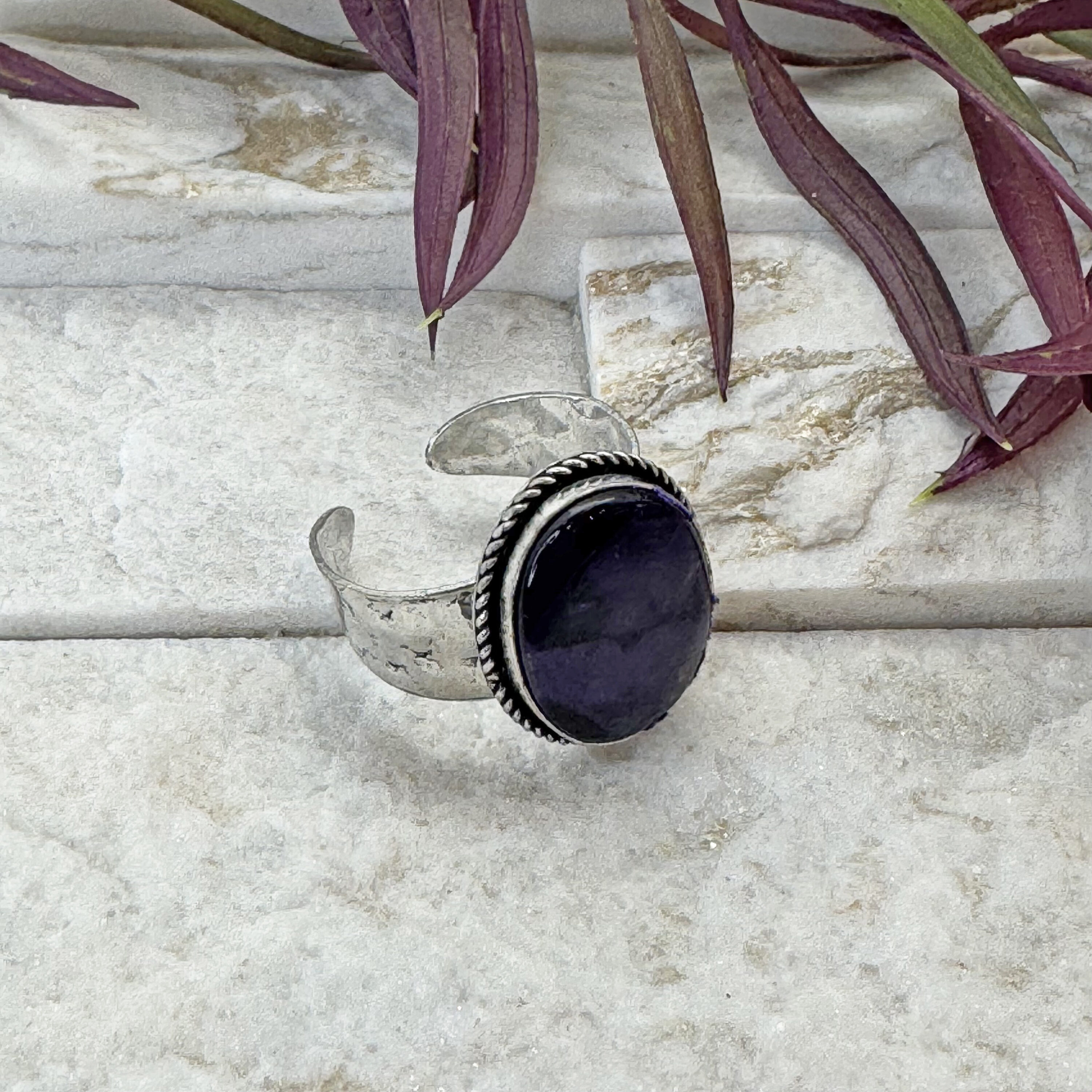 Kashi Semiprecious Stone Ring - Amethyst