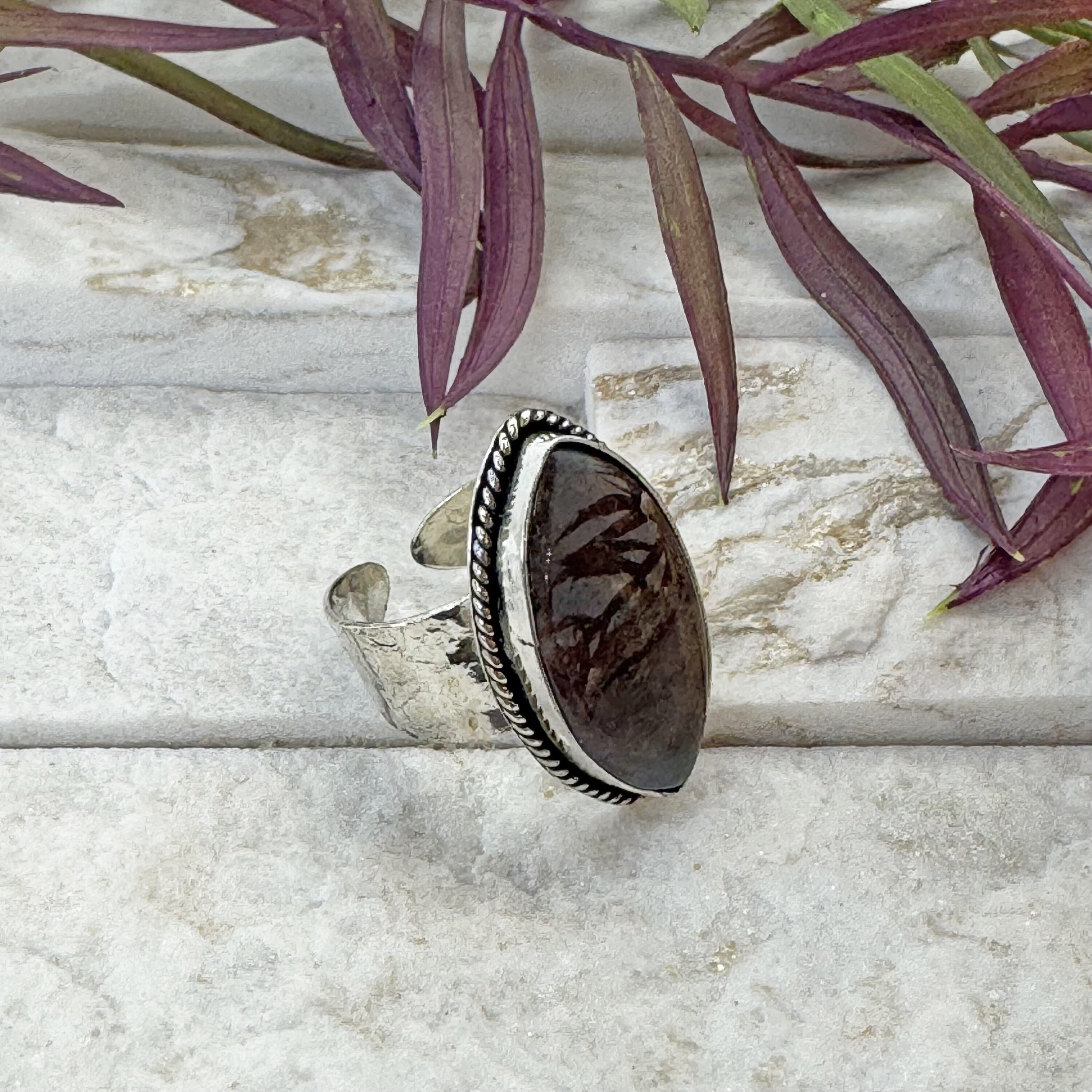 Kashi Semiprecious Stone Ring - Tigereye - Image 3