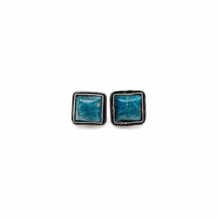 Kashi Semiprecious Stone Post Earrings - Apatite