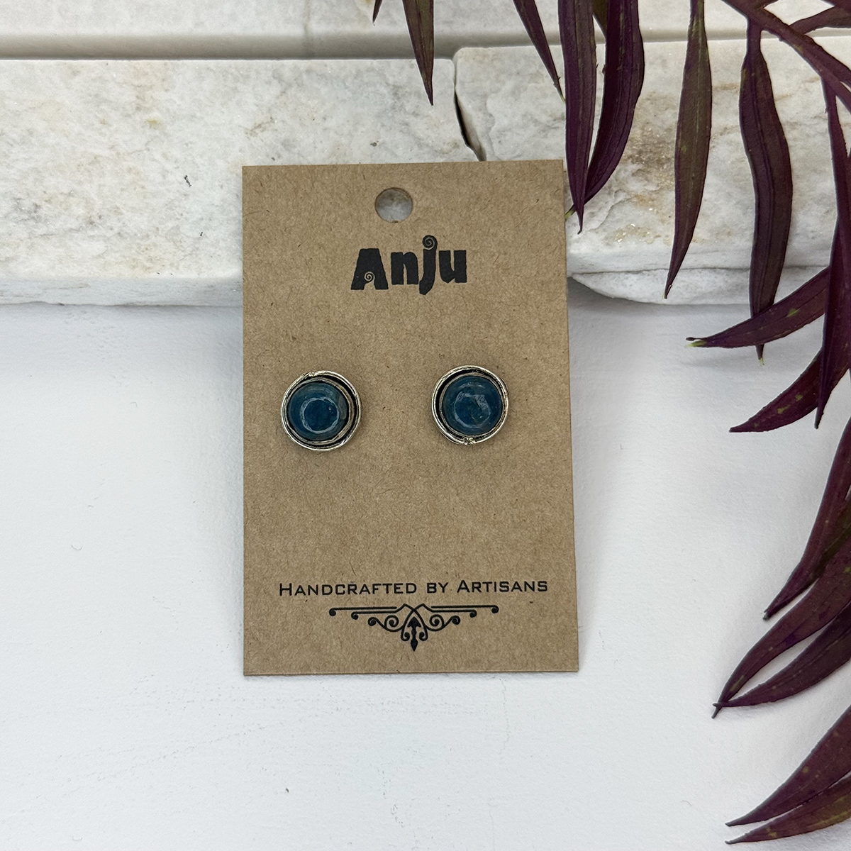 Kashi Semiprecious Small Stone Earrings - Apatitie