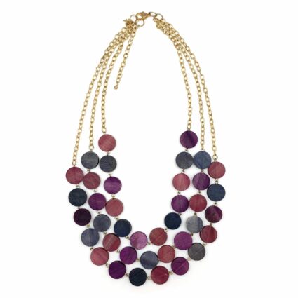 Omala Heliotrope Collection Necklace - Circular Rows