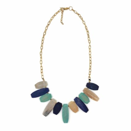 Omala Azure Coast Collection Necklace - Graduated Beads