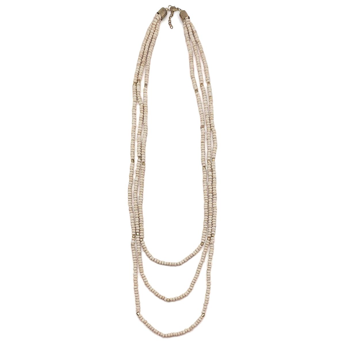 Sachi Chromatic Hues - Natural Long Multi-Strand Necklace