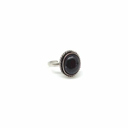Kashi Semiprecious Small Stone Ring - Garnet