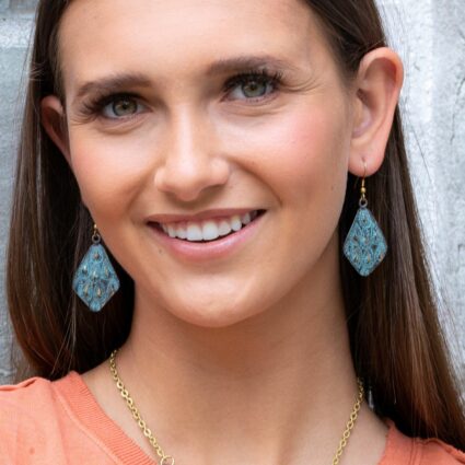 Brass Patina Earrings Prepack - 12 Pairs (no Display)