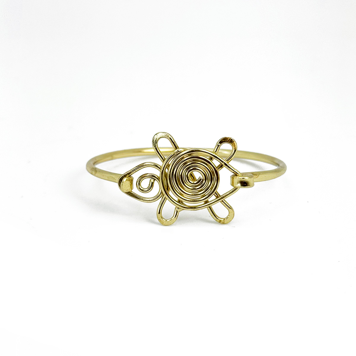 Handcrafted Gold Plated Turtle Bracelet