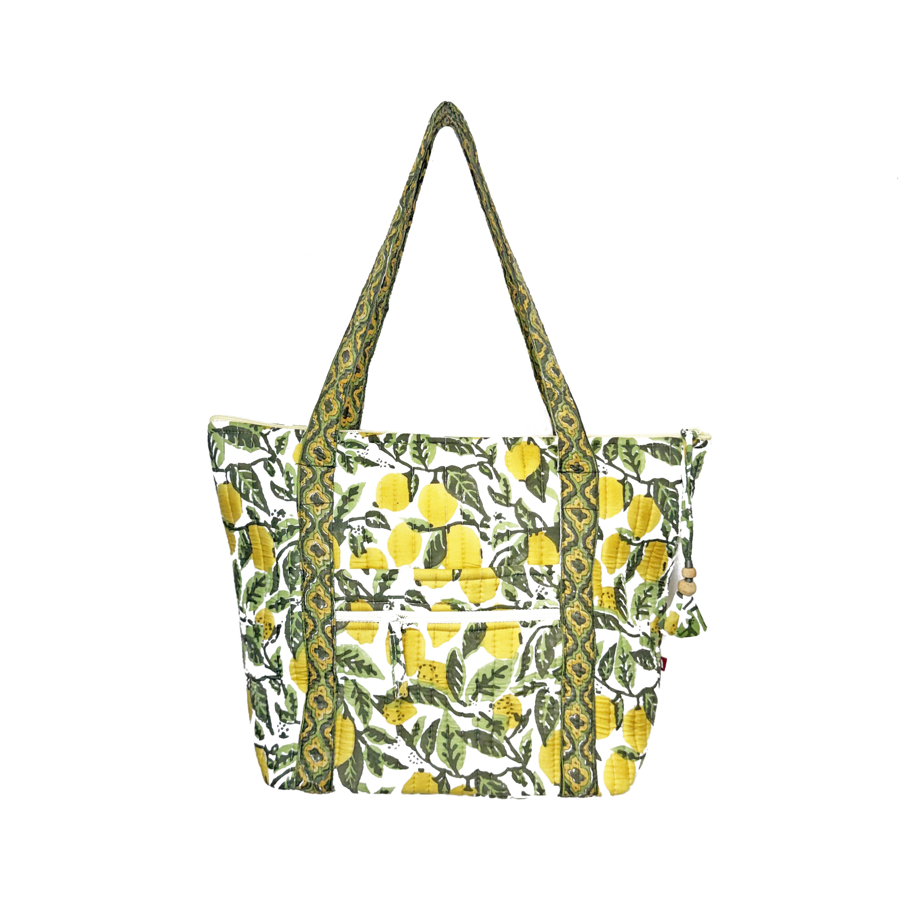 Lemon Grove Block Printed Shoulder Bag